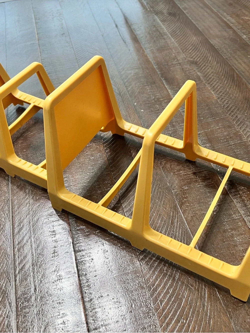 Vintage Rubbermaid Cabinet Organizer Harvest Gold Pot Lid Rack